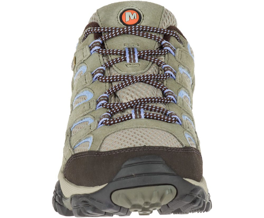 Merrell Vandresko Dame - Moab 2 Waterproof Wide Width - Olivengrøn - HRN679218